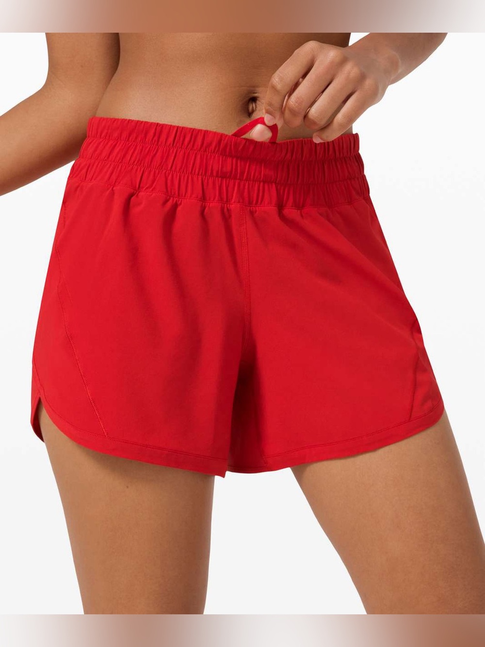 Lululemon Track That Short 5" Dark Red Size 8